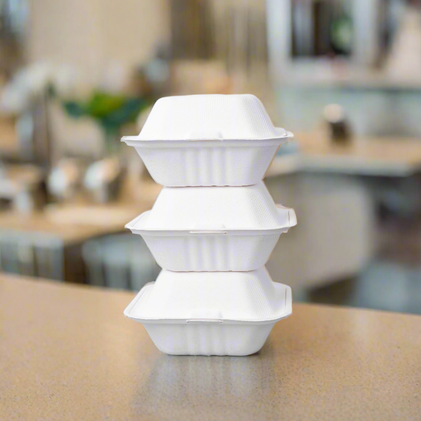 Coquille compostable 6x6 - 500 pièces