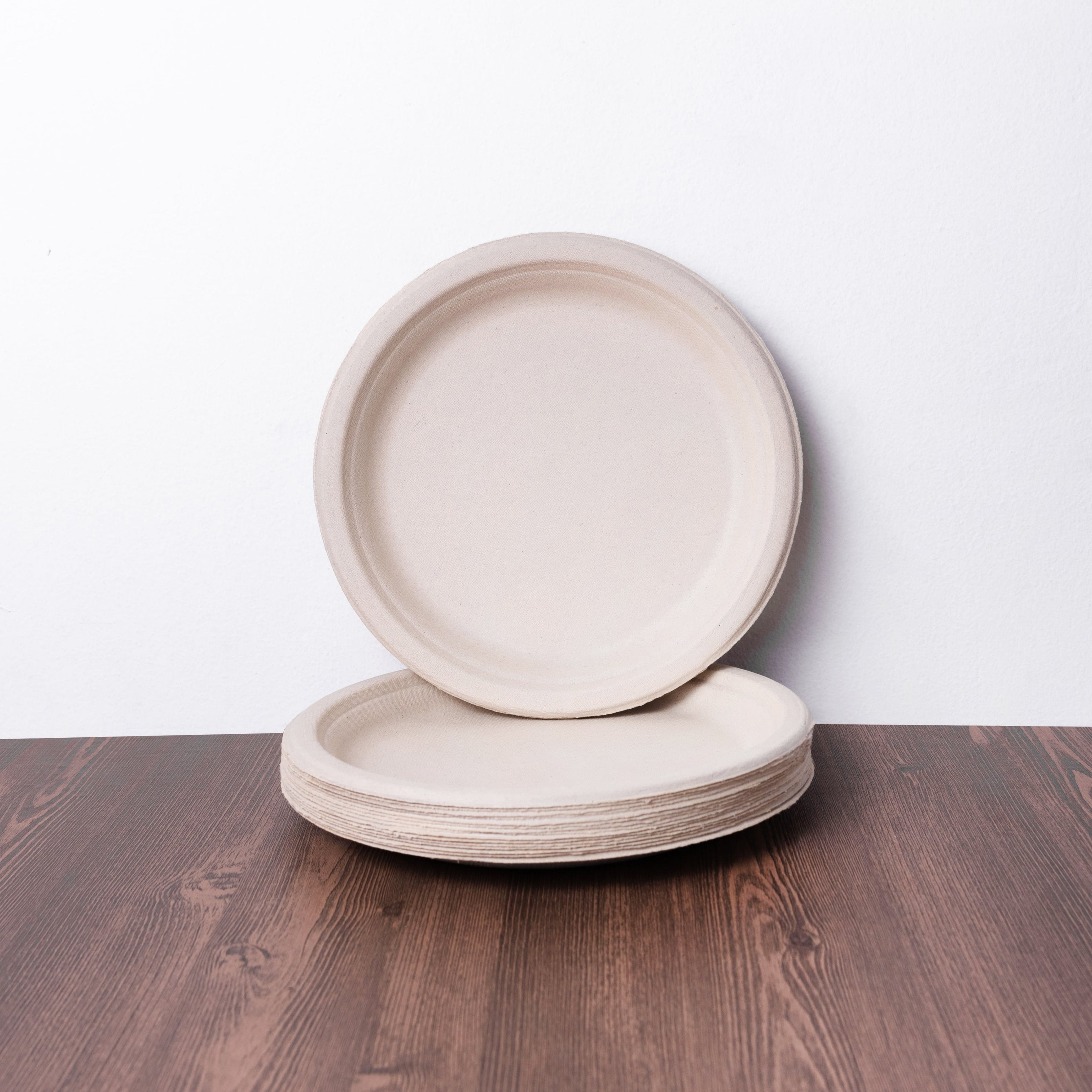 Assiette ronde de 9" - 500 unités