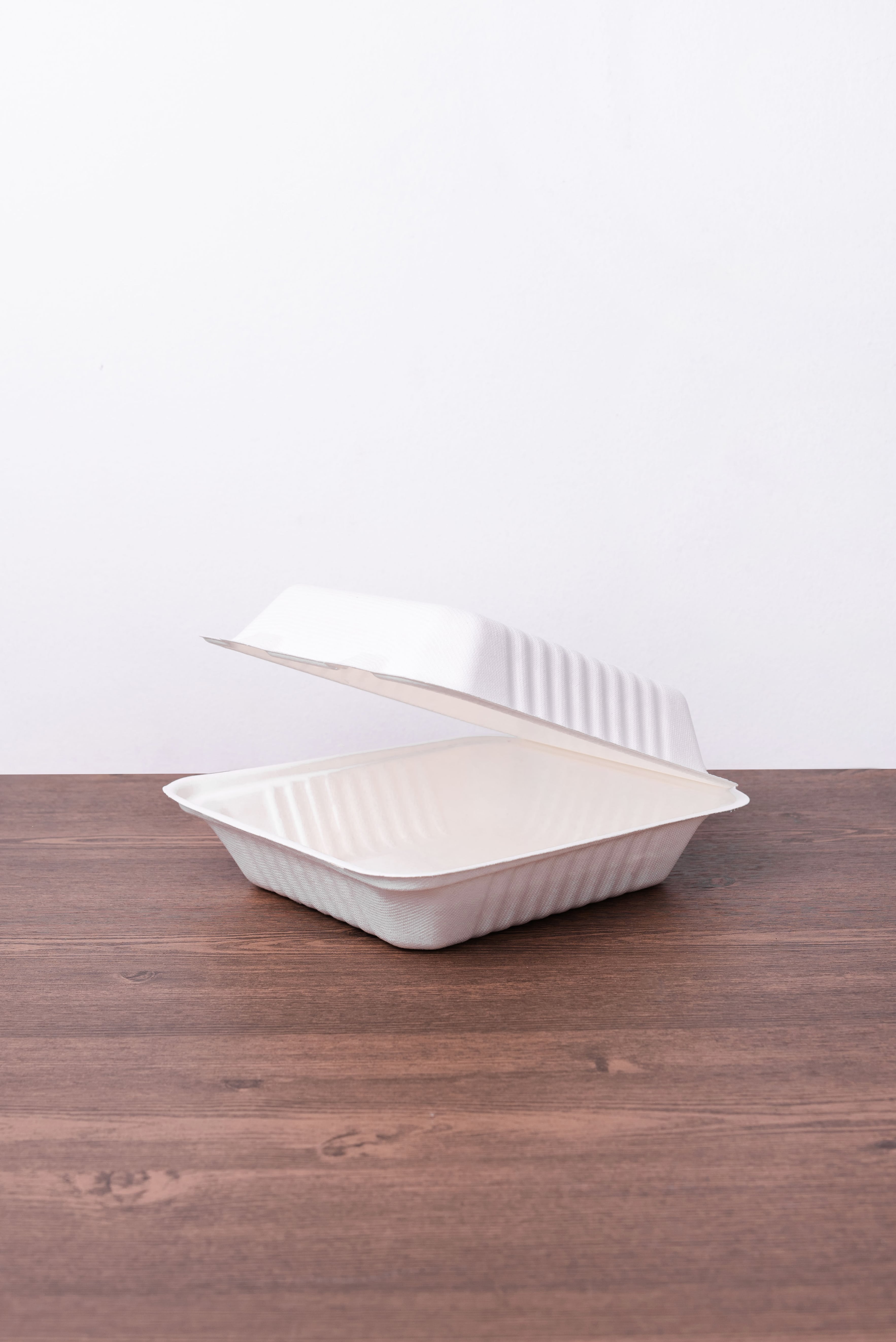Coquille compostable 8x8 - 200 pièces 