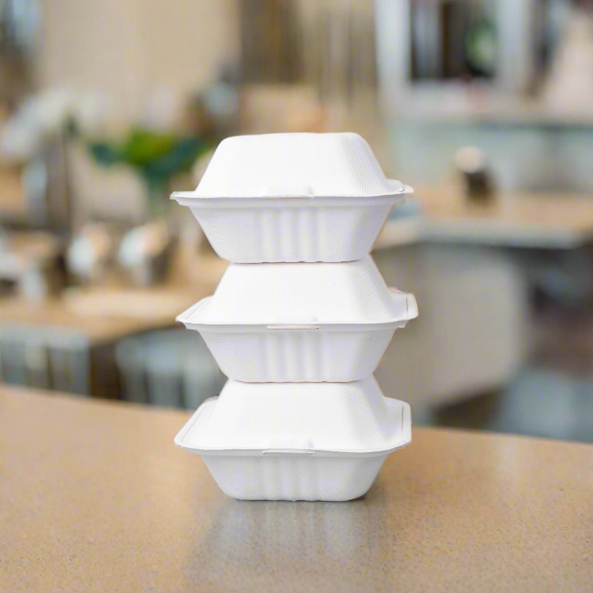 Coquille compostable 6x6 - 500 pièces 