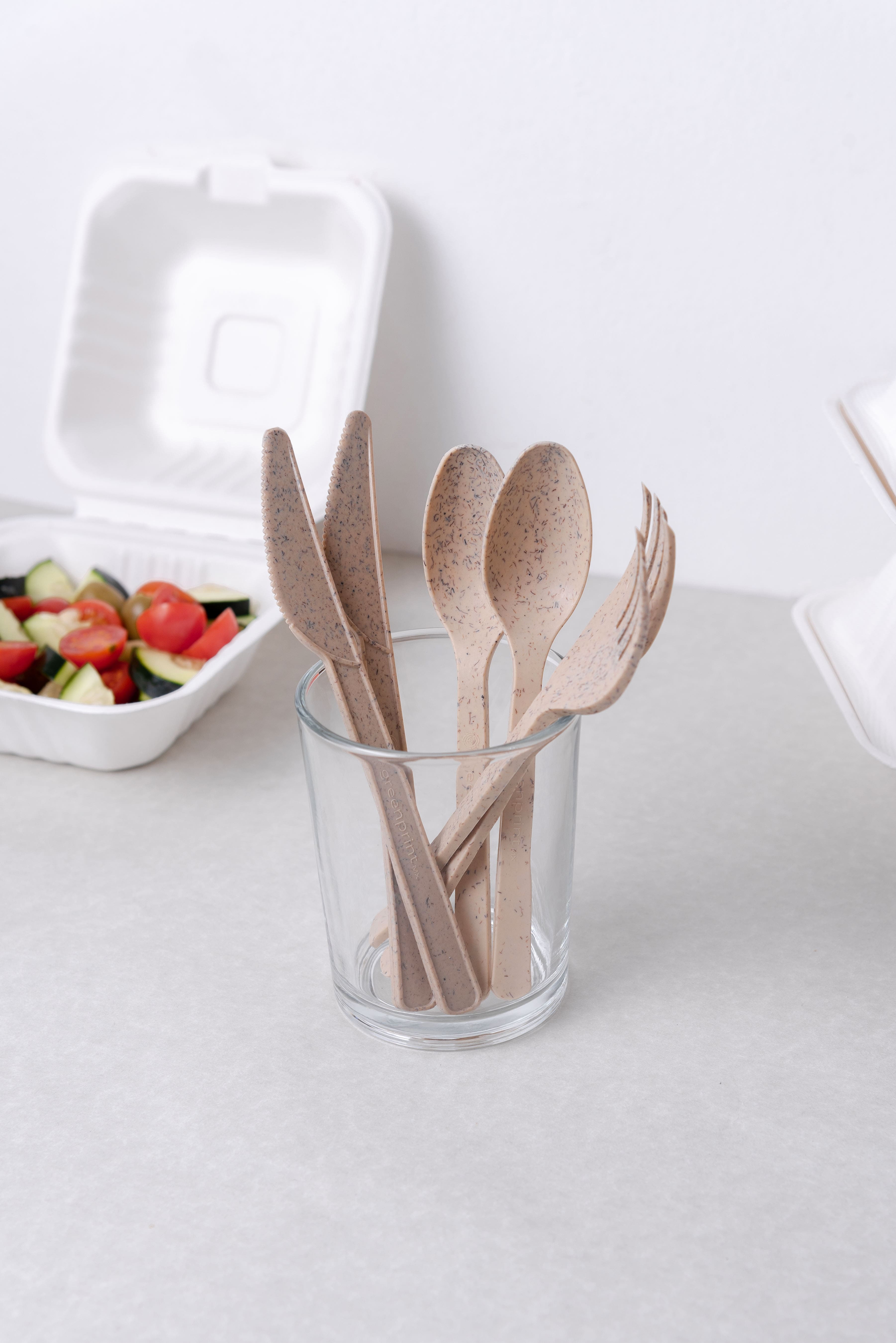 Coquille compostable 6x6 - 500 pièces 
