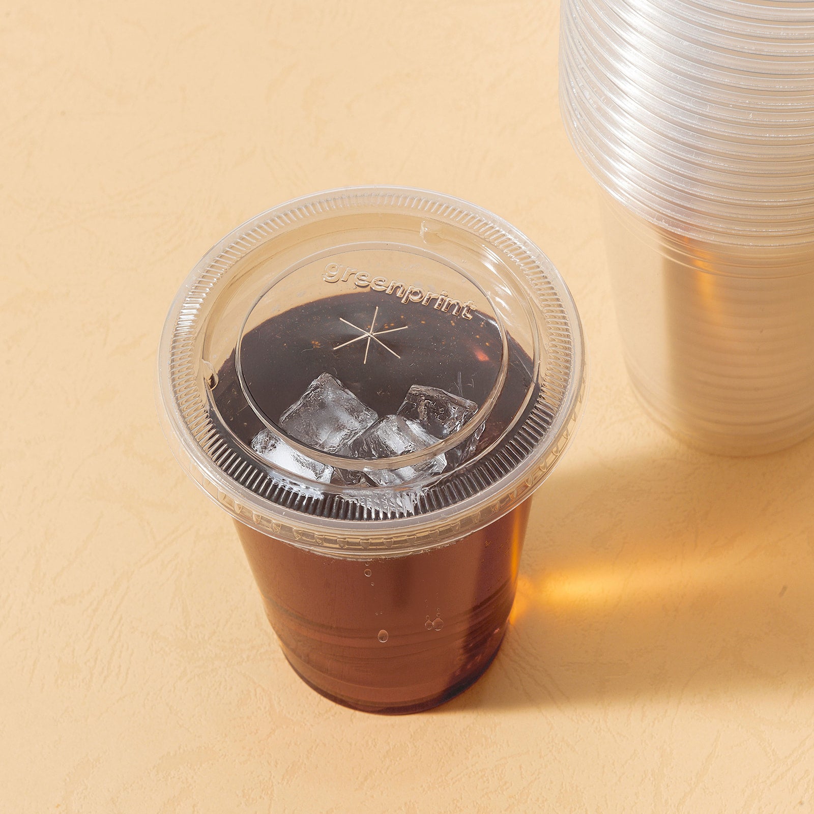 Greenprint ®ClearlyCompostable BPI Certified Straw Lids, 1,000 count