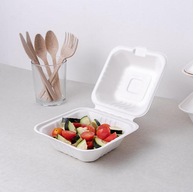 Coquille compostable 6x6 - 500 pièces 